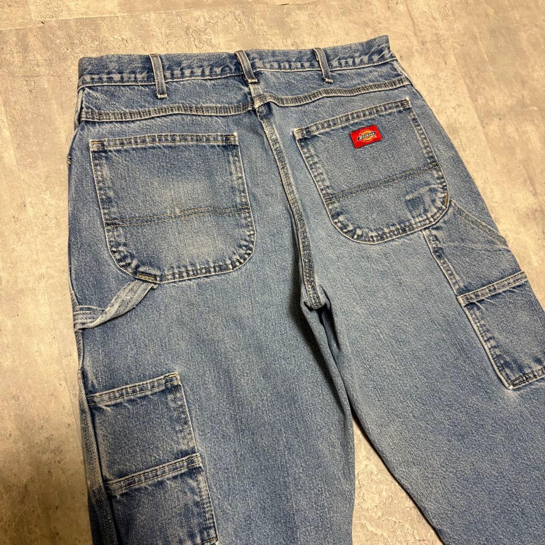 Dickies ディッキーズ　メキシコ製　ダブルニー　ジーンズ　33×33