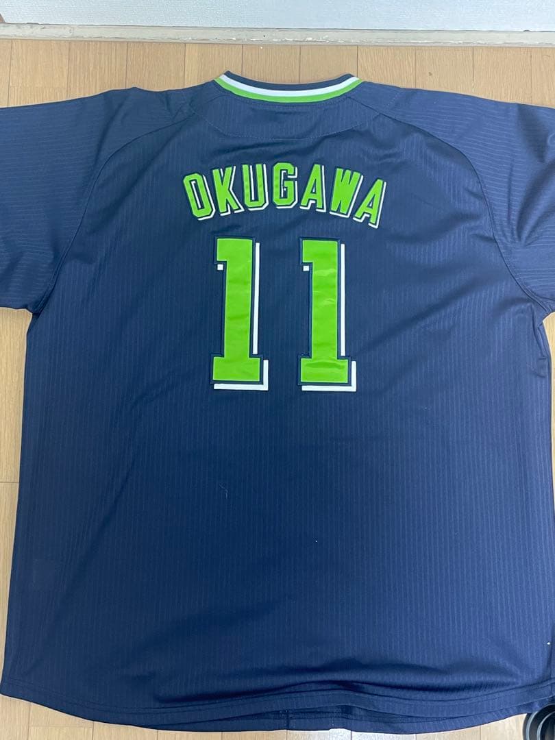 【東京ヤクルトスワローズ】#11 奥川泰伸　ビジターユニフォーム　XLサイズ
