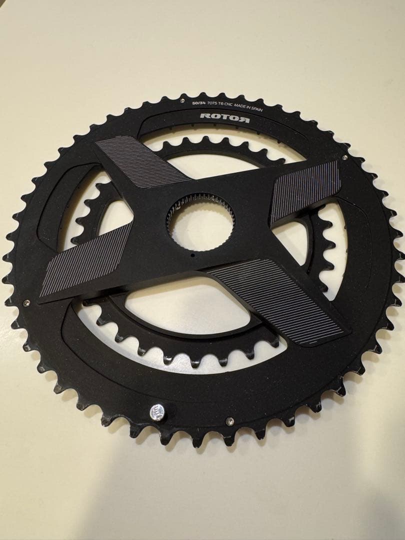 ROTOR 真円チェーンリング 50/34 7075 T6 CNC スペイン製