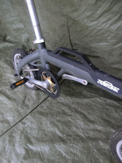 307：OUTRUNK 折りたたみ自転車　ジャンク　引取限定：埼玉県所沢市