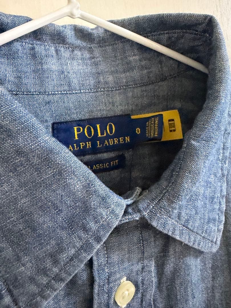 POLO RALPH LAUREN デニムシャツ タグ付き　サイズ0