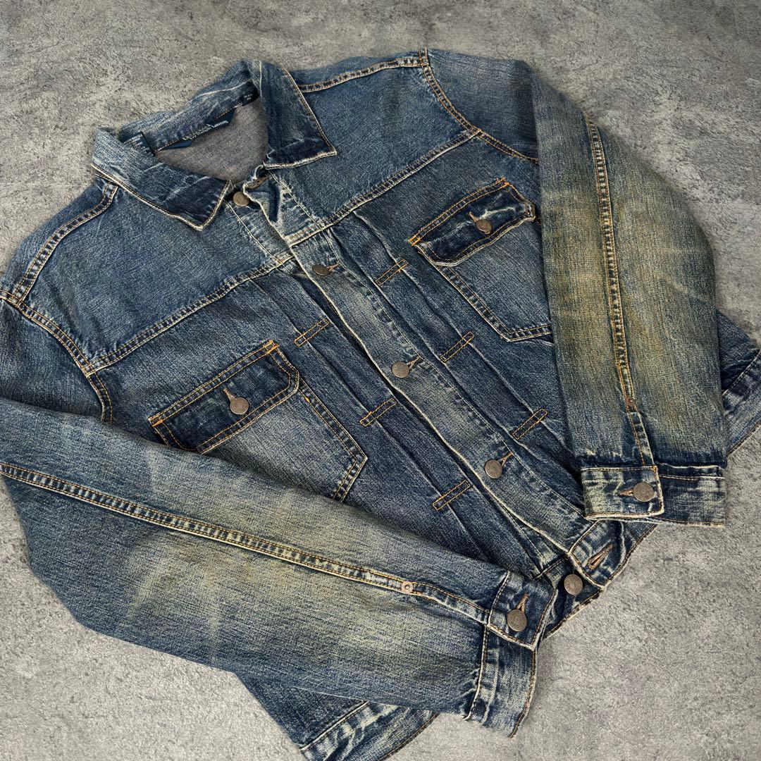 ポロ ラルフローレン 90s ビンテージ 2nd ダメージ加工 デニムジャケット