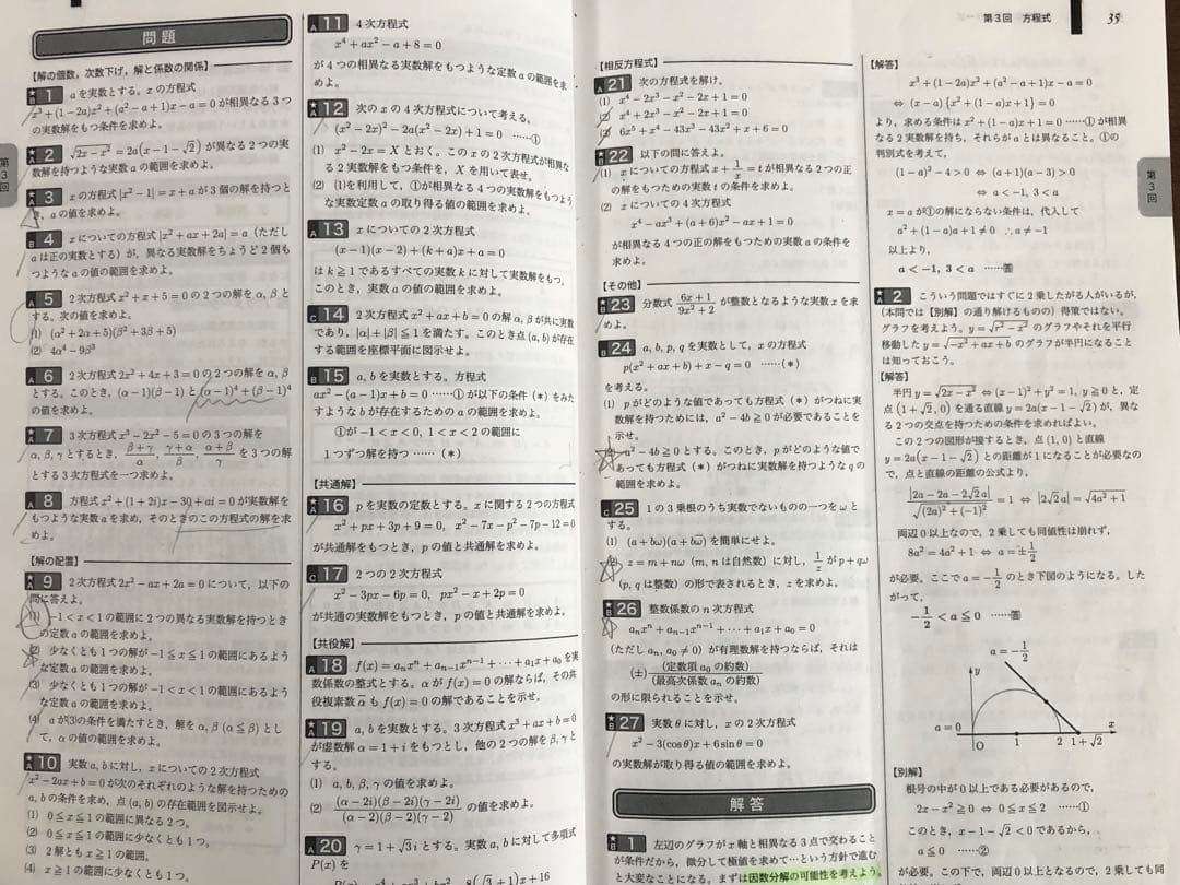 【孫悟飯】鉄緑会　高3文系数学確認シリーズ