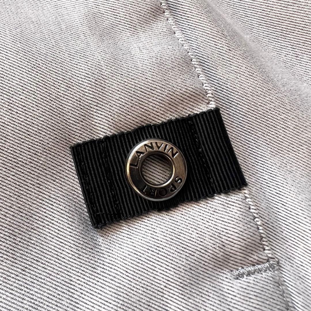 LANVIN SPORT ランバンスポール　中綿入り　ジャケット　シルバー　XL