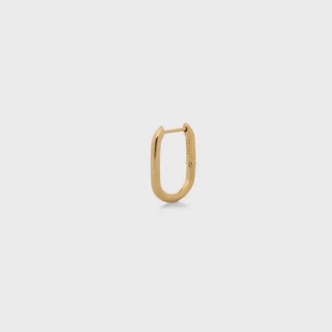 CELINE セリーヌ セパラブル フープ ブラスゴールド　ピアス