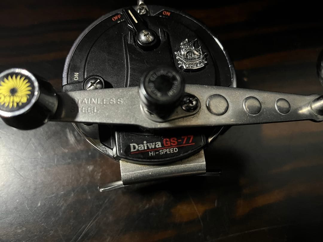 【希少】DAIWA ベイトリール バイキング GS-77 Hi-SPEED