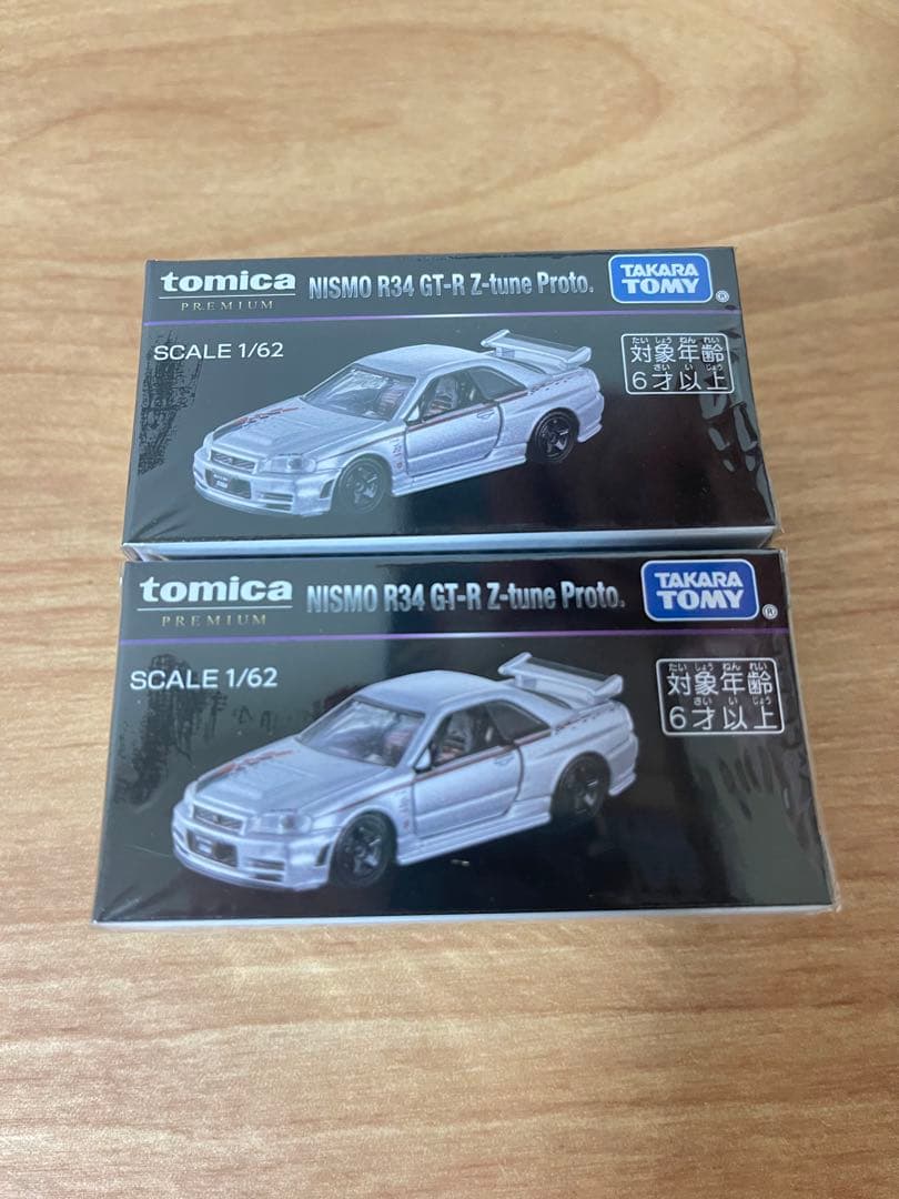 ジャパンモビリティ トミカプレミアム NISMO R34 GT-R 2台セット