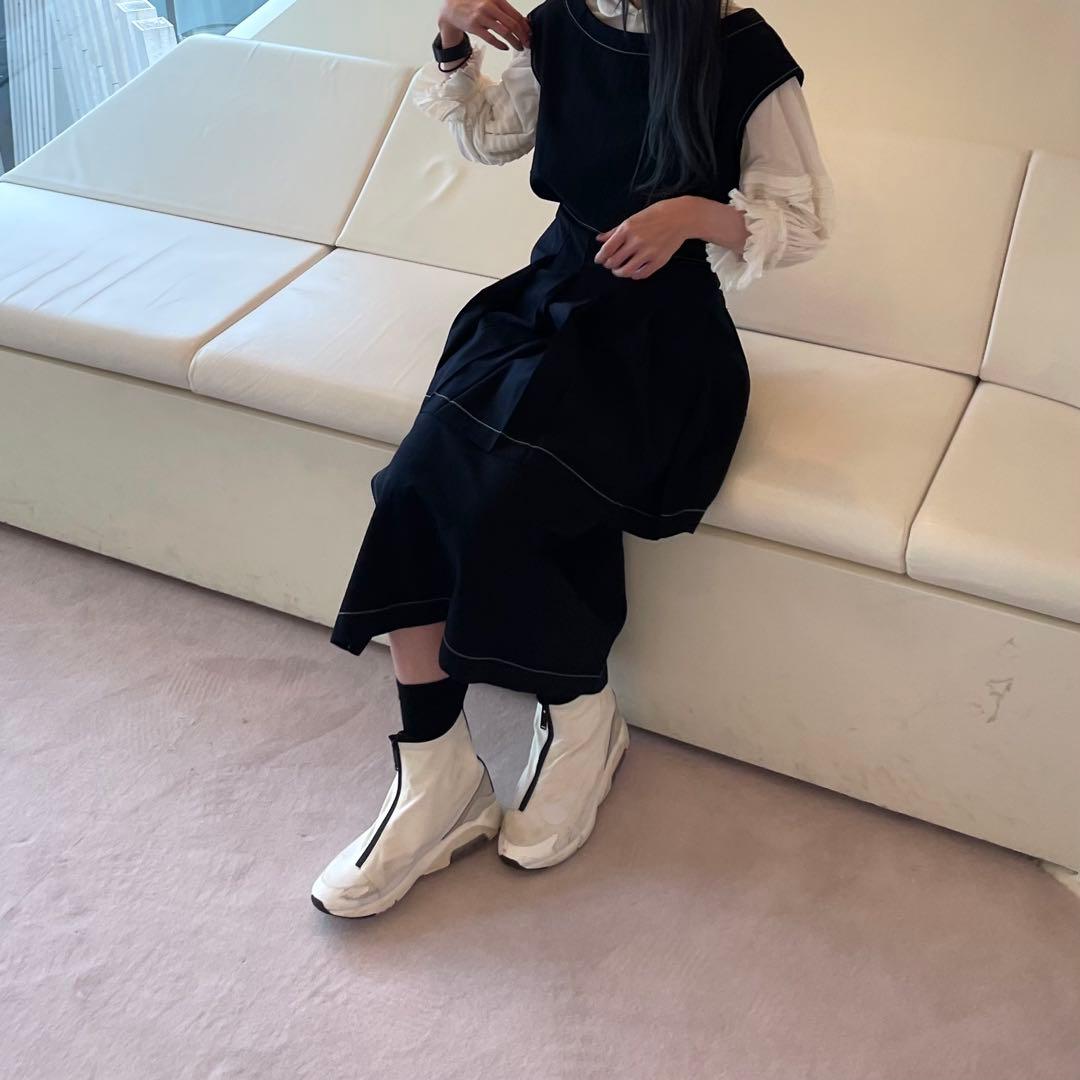 tricot COMME des GARÇONS ノースリーブ ワンピース
