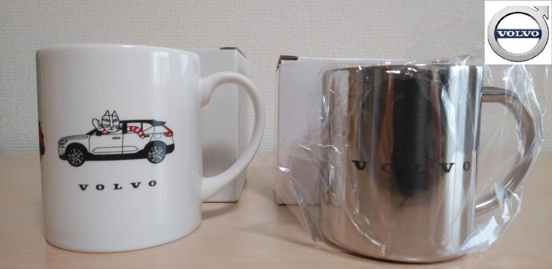 〔非売品・未使用〕 ボルボ ( VOLVO ) マグカップ セット <送料込>