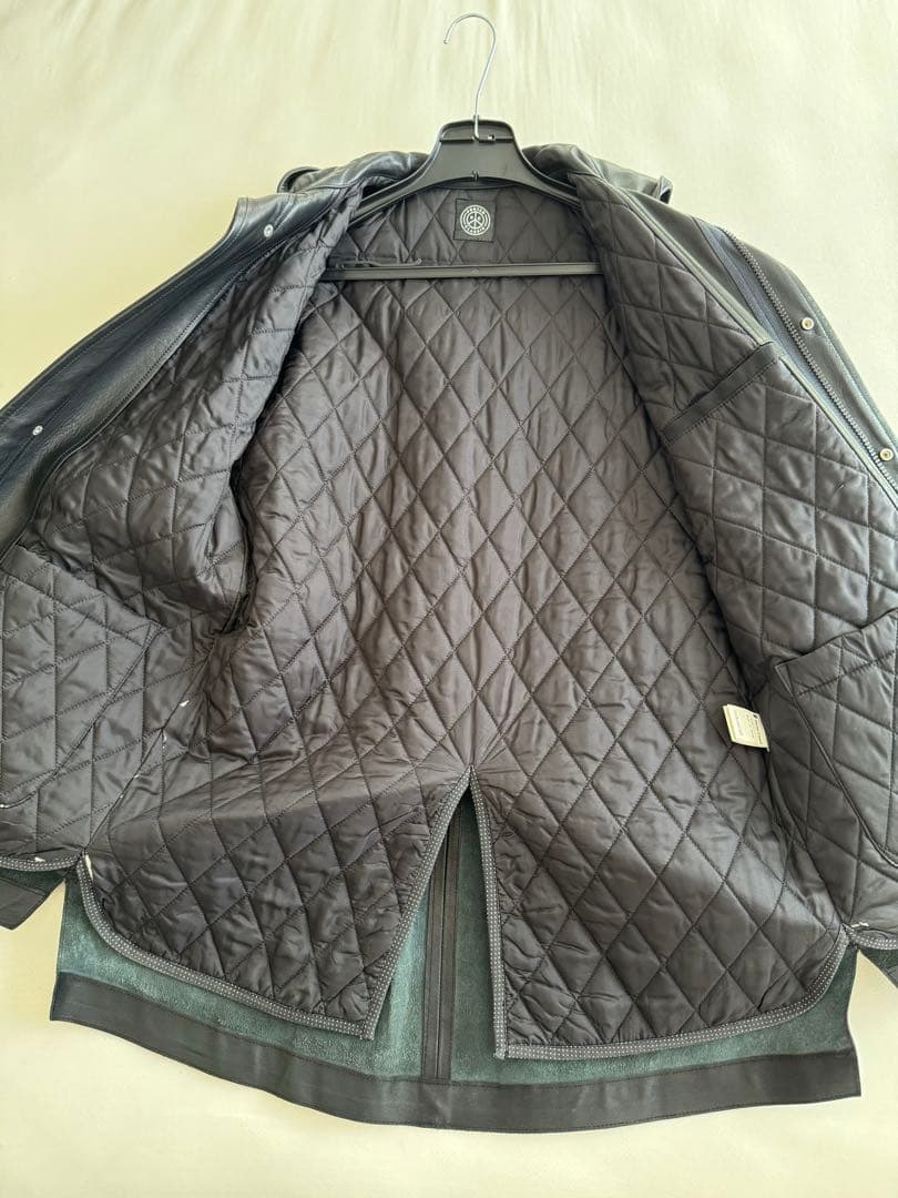 ジャケット・アウター Porter Classic HORSE LEATHER HOOD COAT