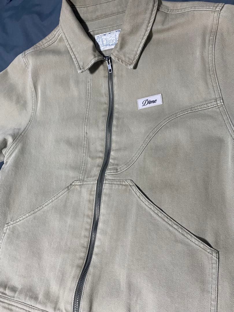 (あさん専用)Dime ベージュ ジップアップジャケット サイズＭ