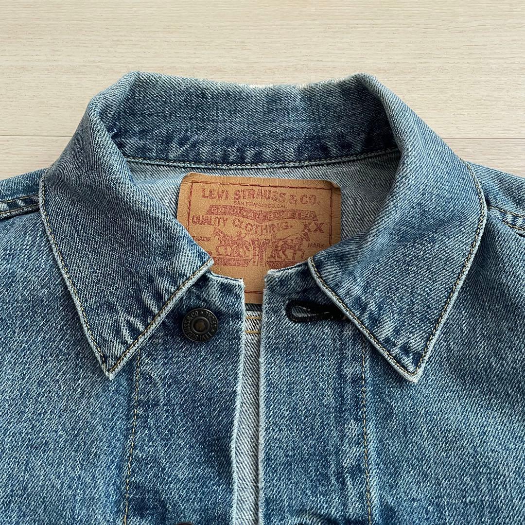 90's Levi's 71557 557XX デニムジャケット ビッグE 38