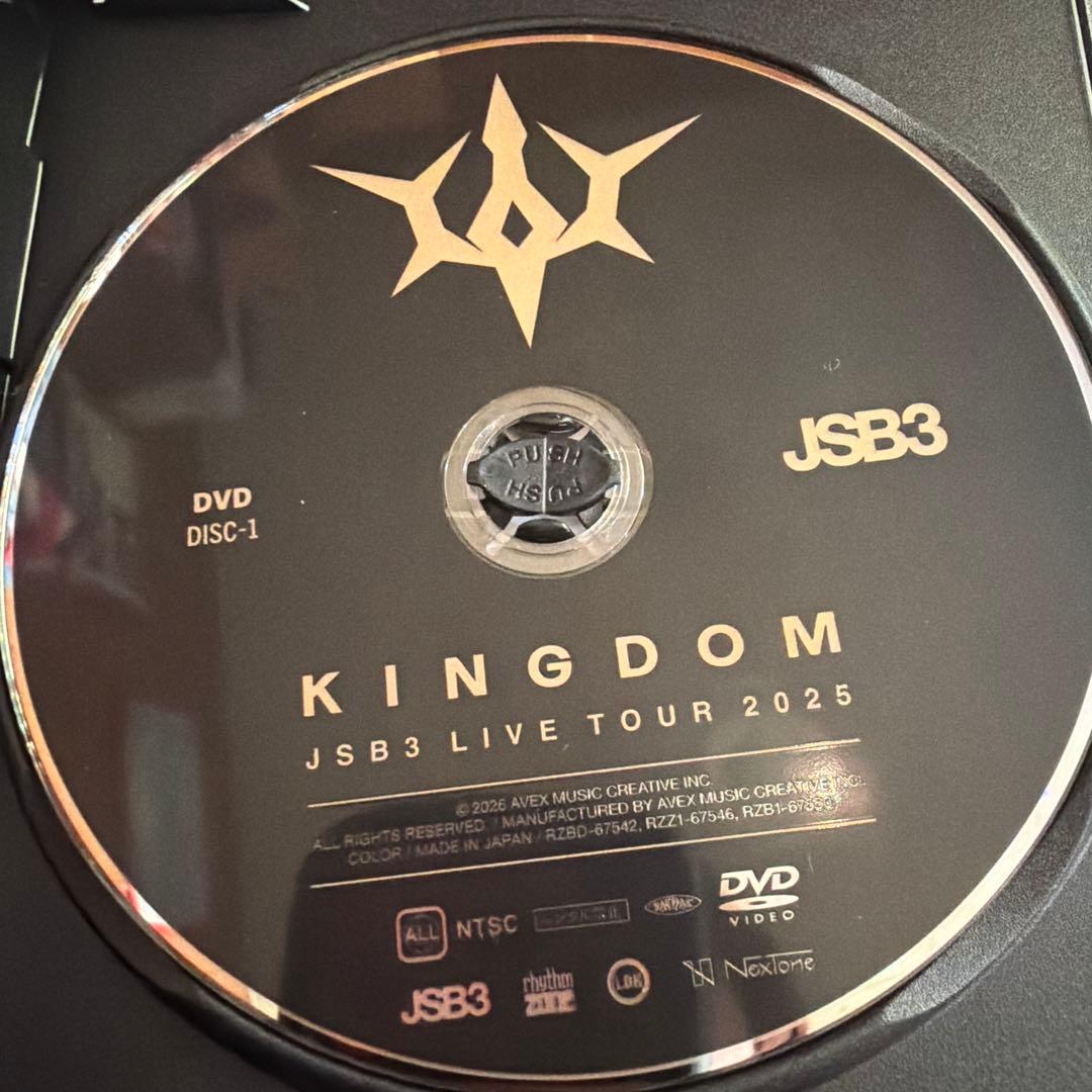 ミュージック KINGDOM JSB3 LIVE TOUR 2025 DVD