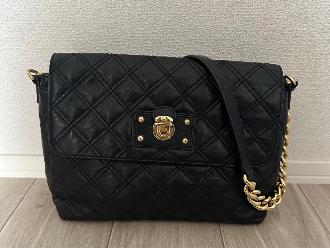 Marc Jacobsマークジェイコブス レザー キルティングバッグ