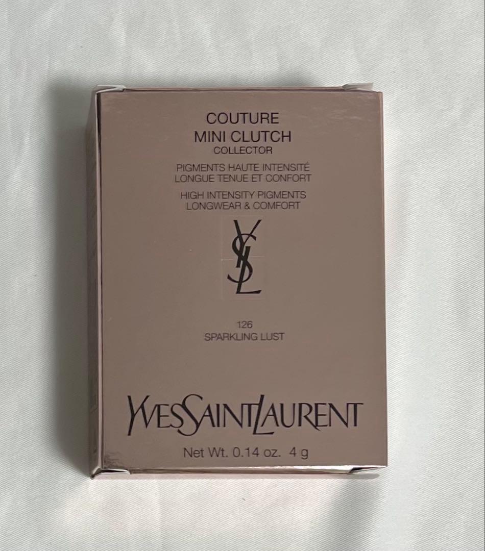 新品 ysl クチュール ミニ クラッチ 126 スパークリング ラスト