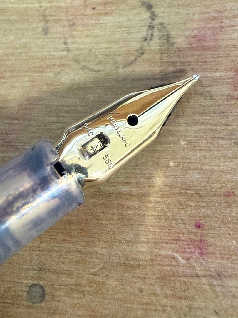 MONTBLANC 万年筆 NO.24 ボルドー 14C