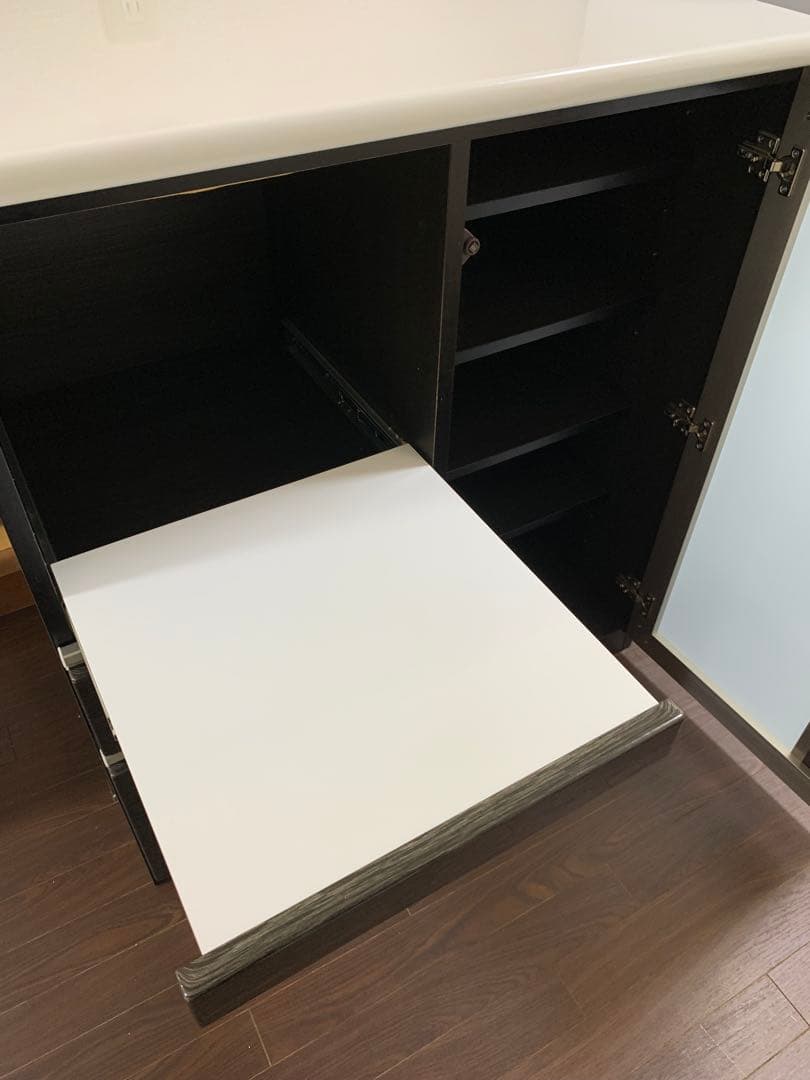 【美品】【直接引取可能な方限定】ニトリ キッチンカウンター Nポスティア90