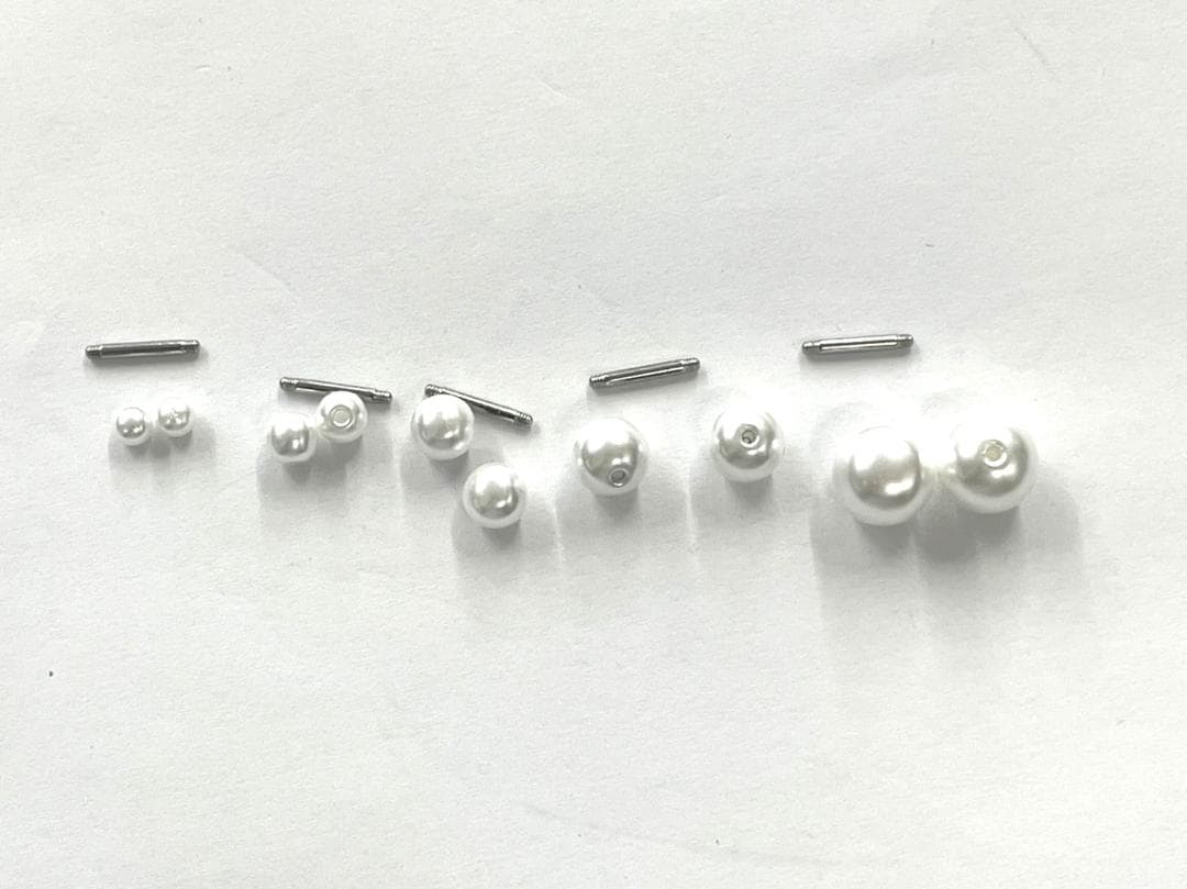 16G 4mm パールC　合計8点　6mm 16Gで