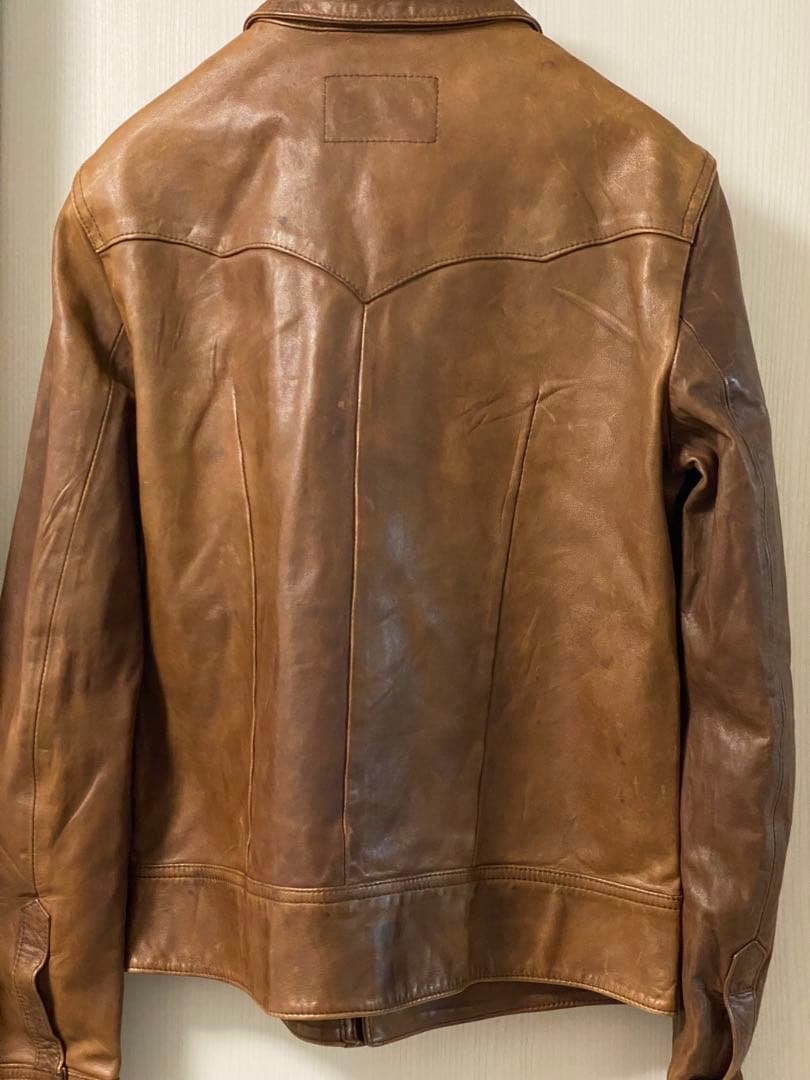 【定価39万円】 DOLCE&GABBANA レザーライダース 50