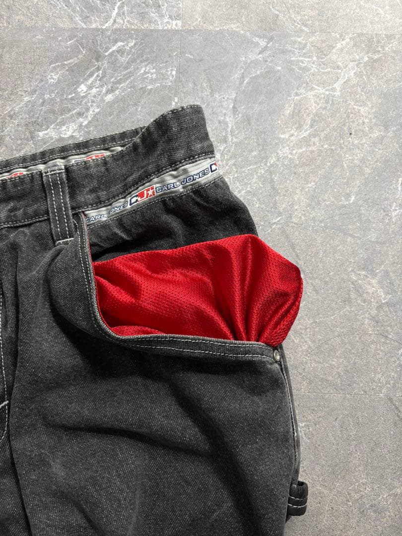 パンツ 90s Vintage black baggy painter denim