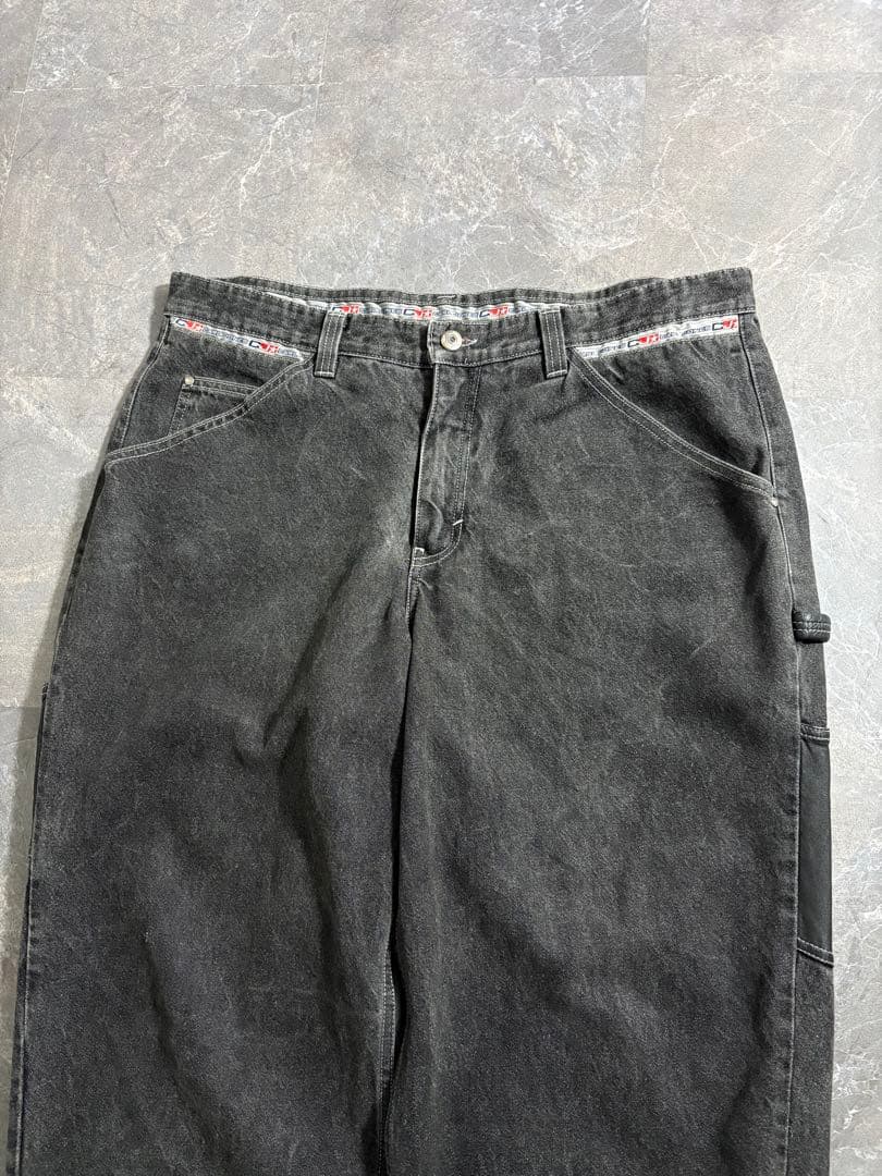 パンツ 90s Vintage black baggy painter denim