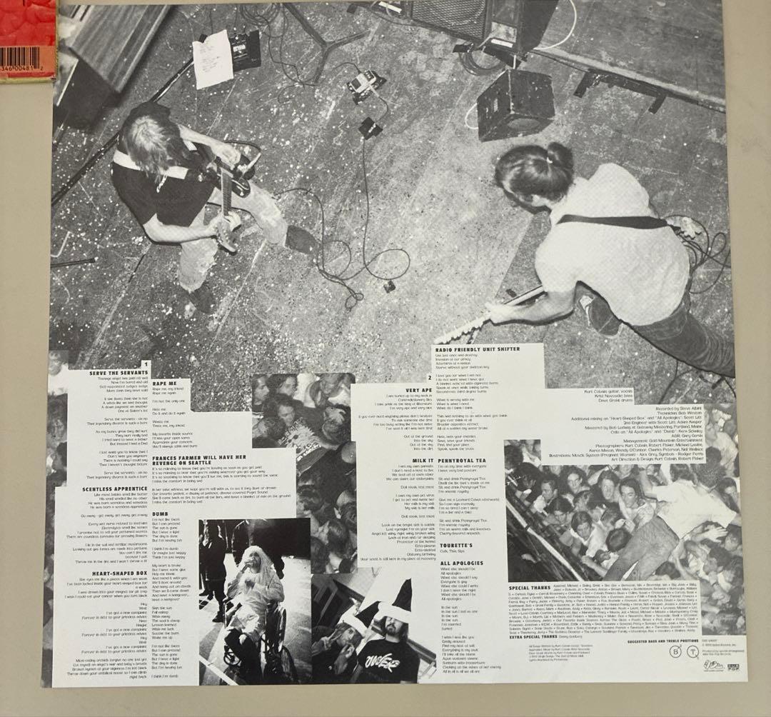 NIRVANA ニルヴァーナ IN UTERO LP アナログ盤 美品