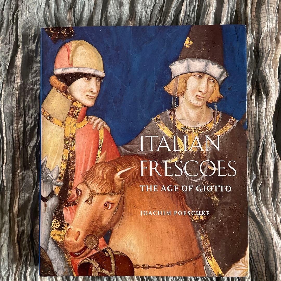 英語大型画集　イタリアのフレスコ画-ジョットの時代 1280-1400