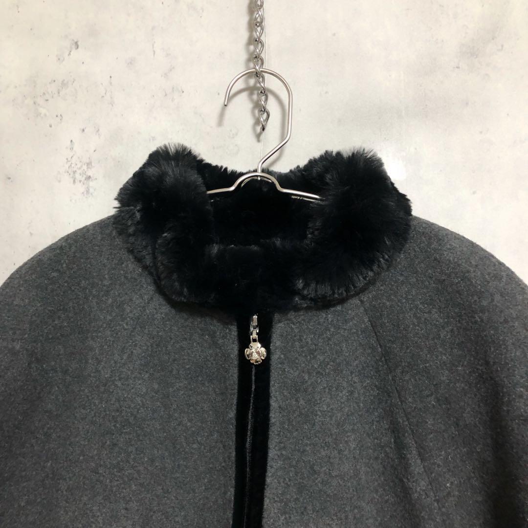 エムズグレイシー M'S GRACY Ribboned Poncho ポンチョ
