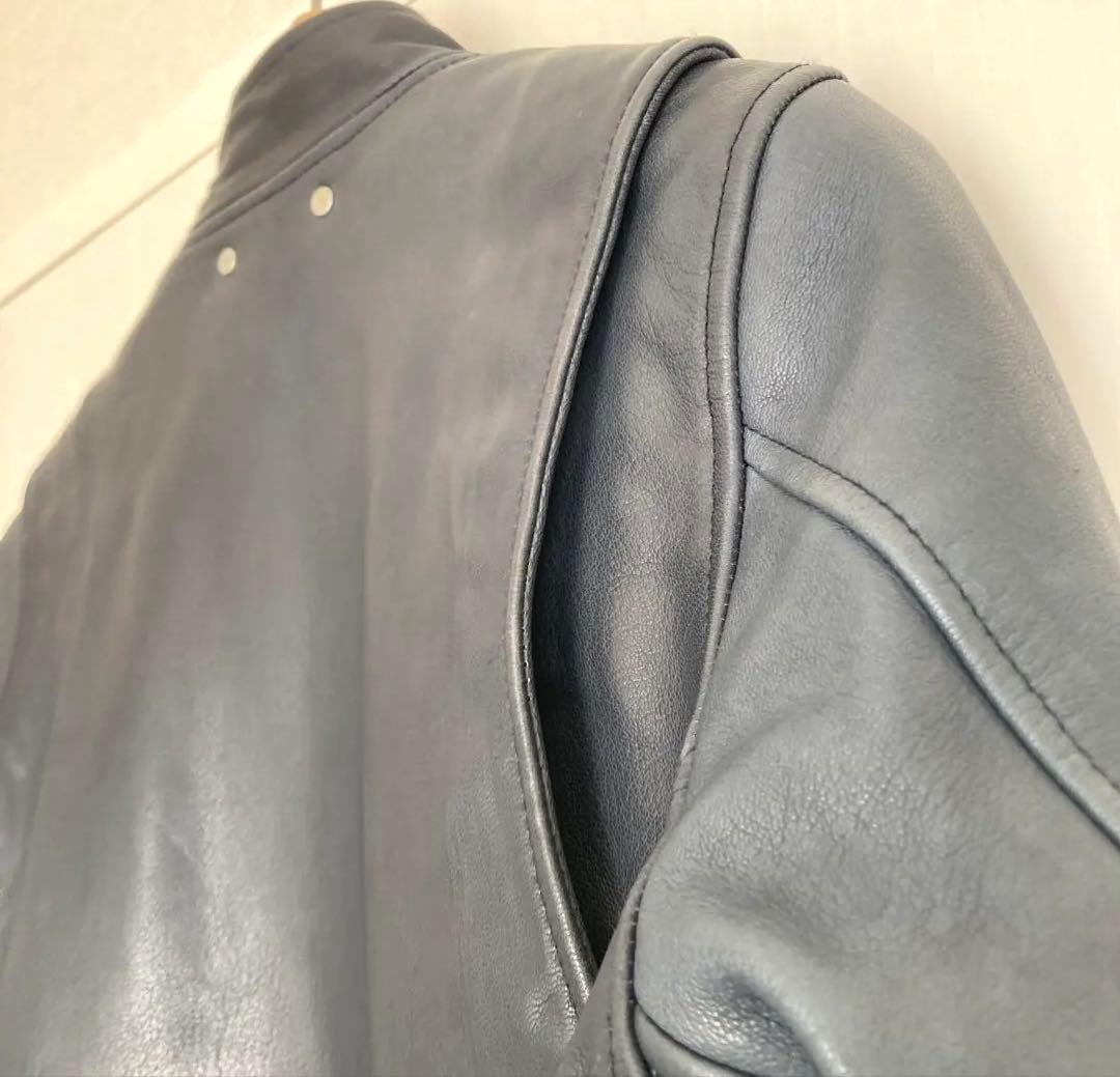 PS PAUL SMITH 本革 シングルライダースジャケットメンズS