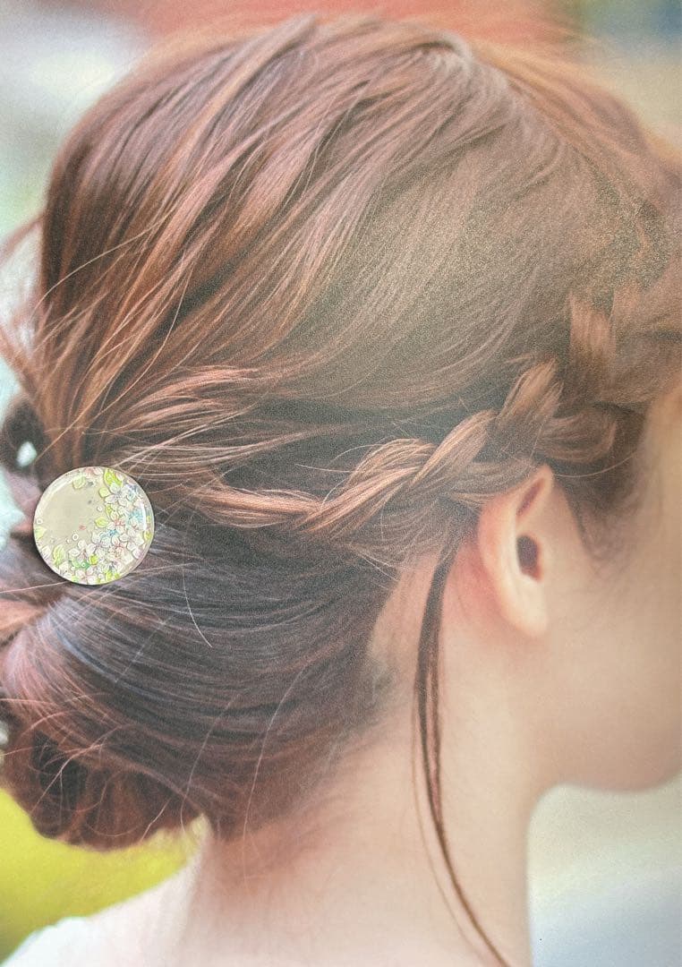あやぽん✿12日よりプロフにお知らせあり レジンヘアゴムポニーフック56