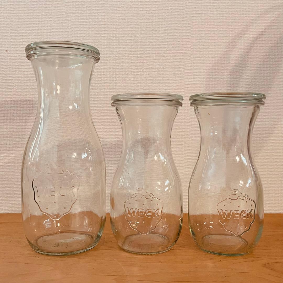 WECK まとめ売り 保存容器 ガラス容器 13個 付属品 シール