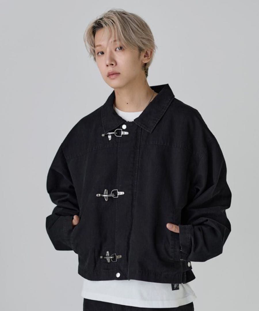 【ZOZOTOWN完売品】 MSG ファイヤーマンジャケット　ブラック　Mサイズ