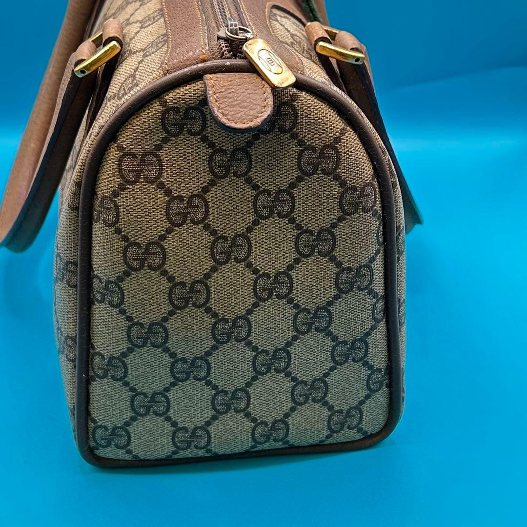 【希少】オールドグッチ グッチ GGスプリーム スモールボストンバッグ