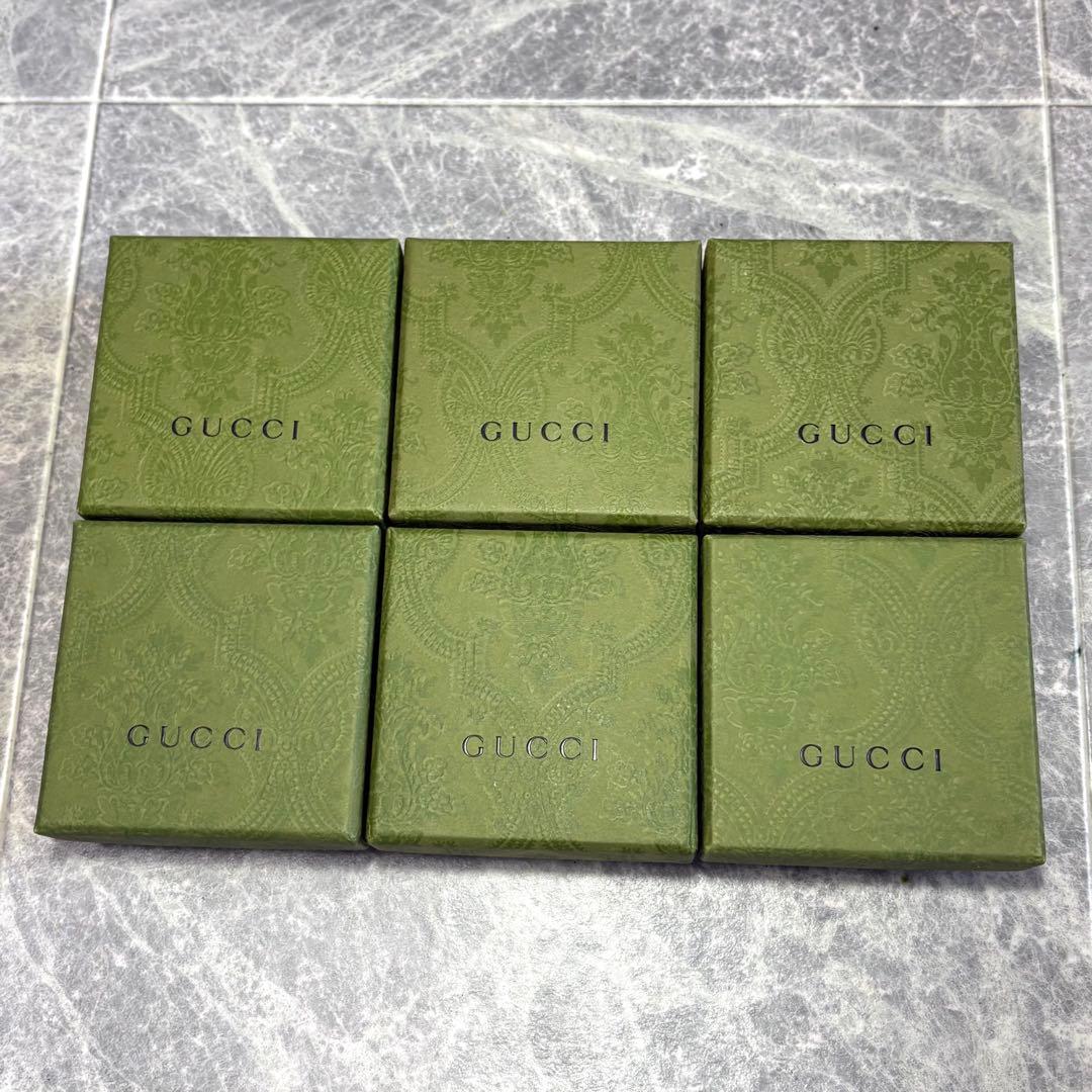 ⭐︎GUCCI⭐︎ グッチ　アクセサリー　箱　セット　まとめ売り　グリーン　6個