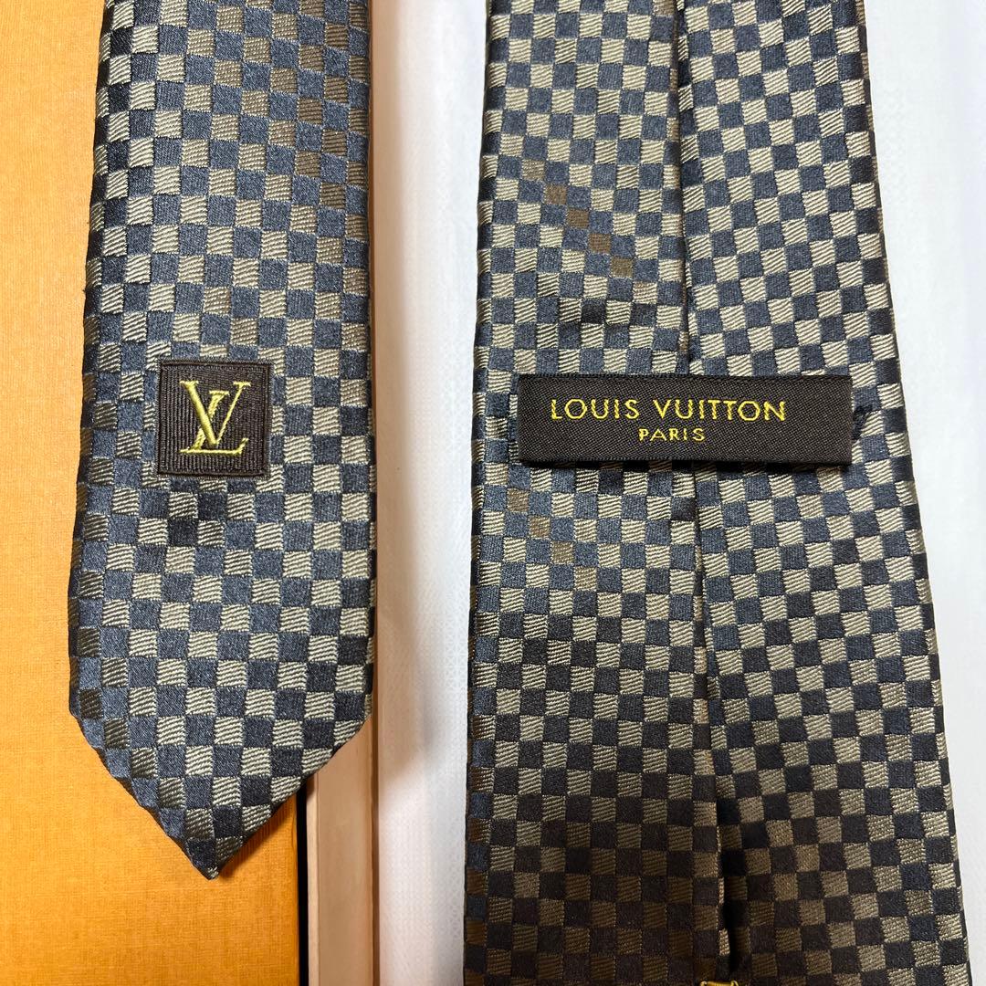 美品　LVルイヴィトン　、エルメス　ネクタイ　まとめて二本