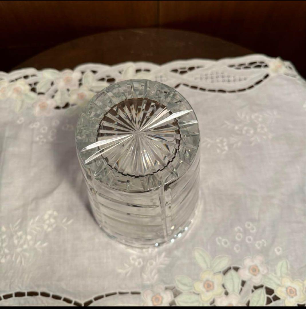 未使用　美品　Tiffany ＆Co.ティファニー　ラインクリスタル 花瓶