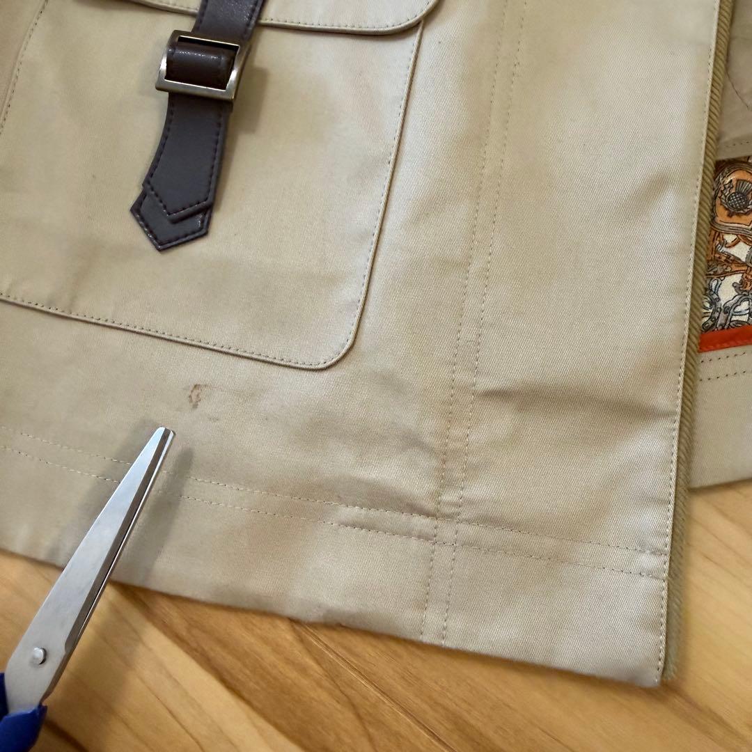 SCAPA/スキャパ ポンチョ ジャケット ベージュ 38 Mサイズ 約6万円