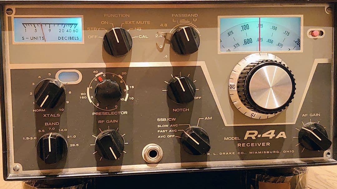DRAKE R-4A HF受信機