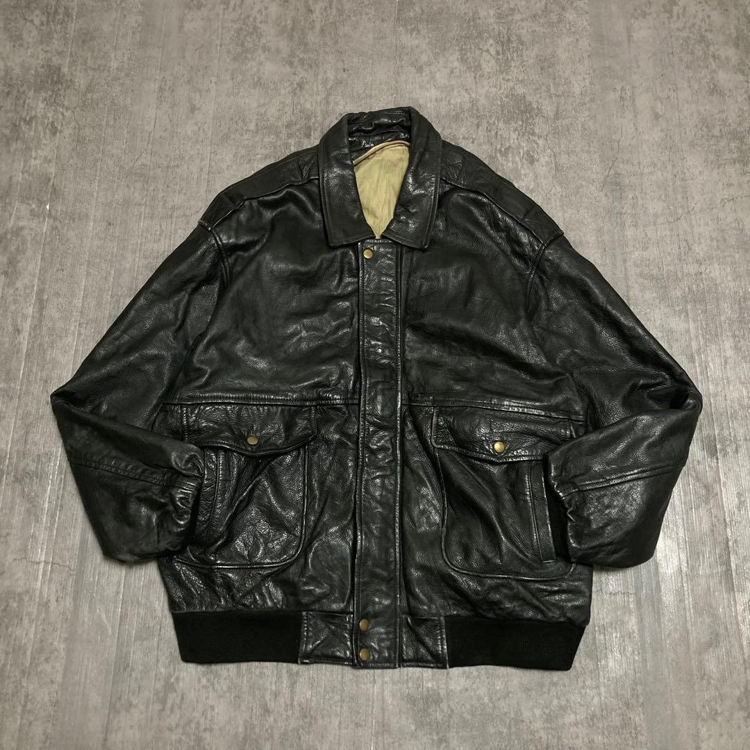 ジャケット・アウター 90s vintage A-2 flight leather jacket