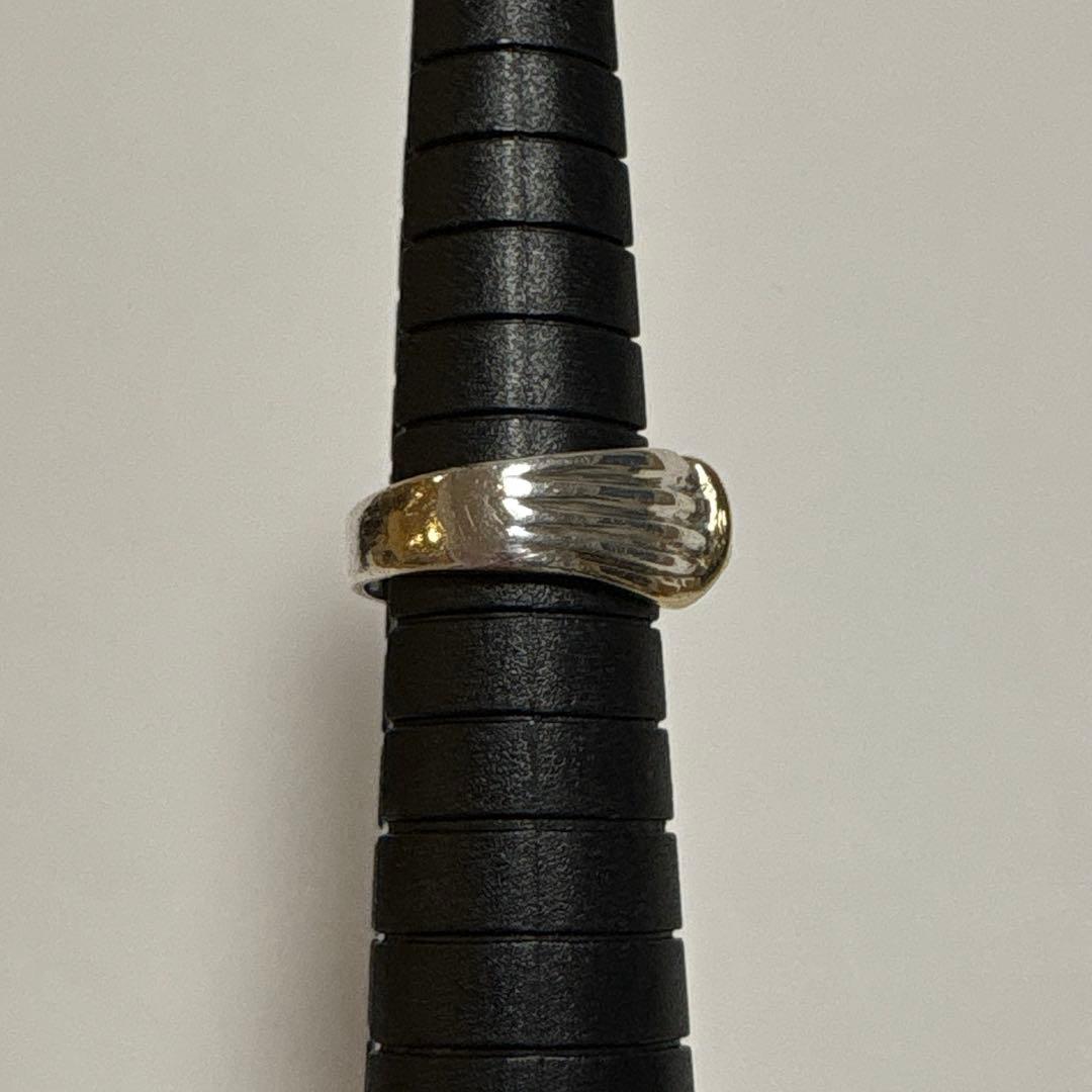K10　シルバー　コンビ　リング　925 10K