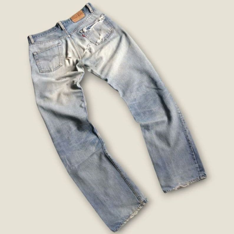 乙*。様 激レア Levi's501 USA ボタン裏8 W33 希少 ヴィンテ