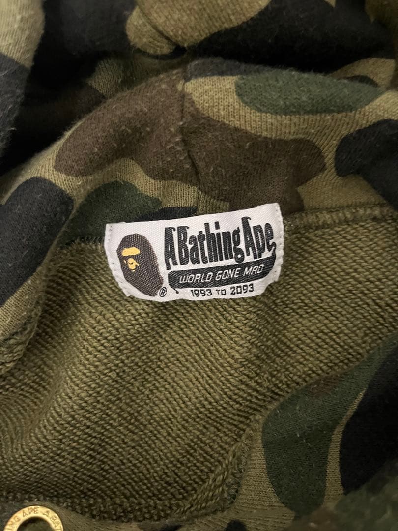 A BATHING APE カモフラージュパーカー
