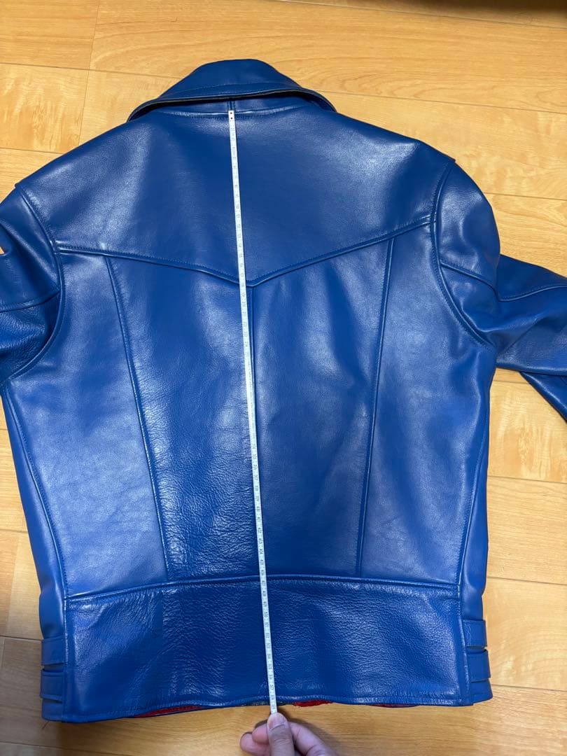 666 レザーライダース　36 ブルー　廃盤　ロンジャン