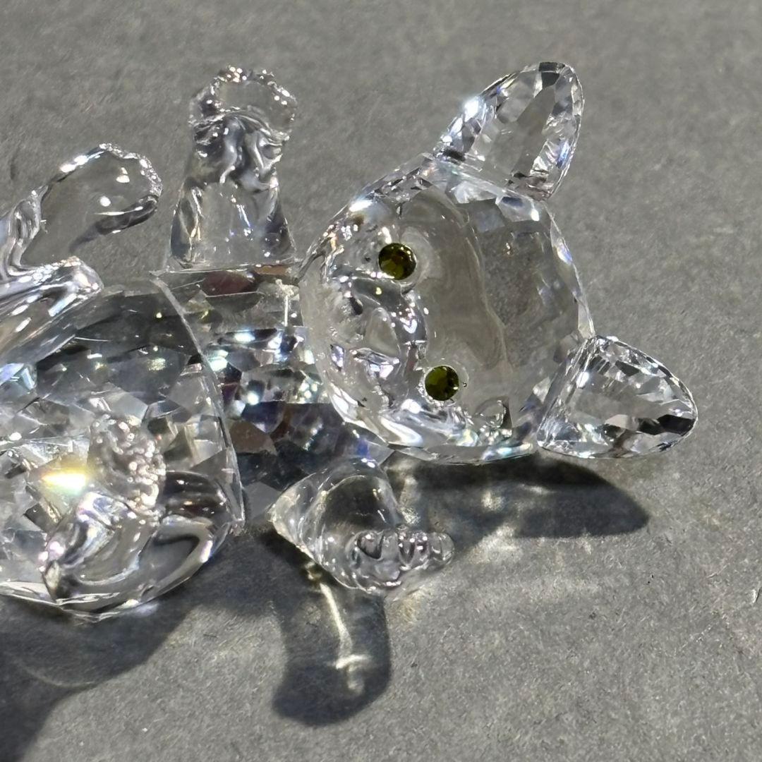 Swarovski　猫　2点　置物