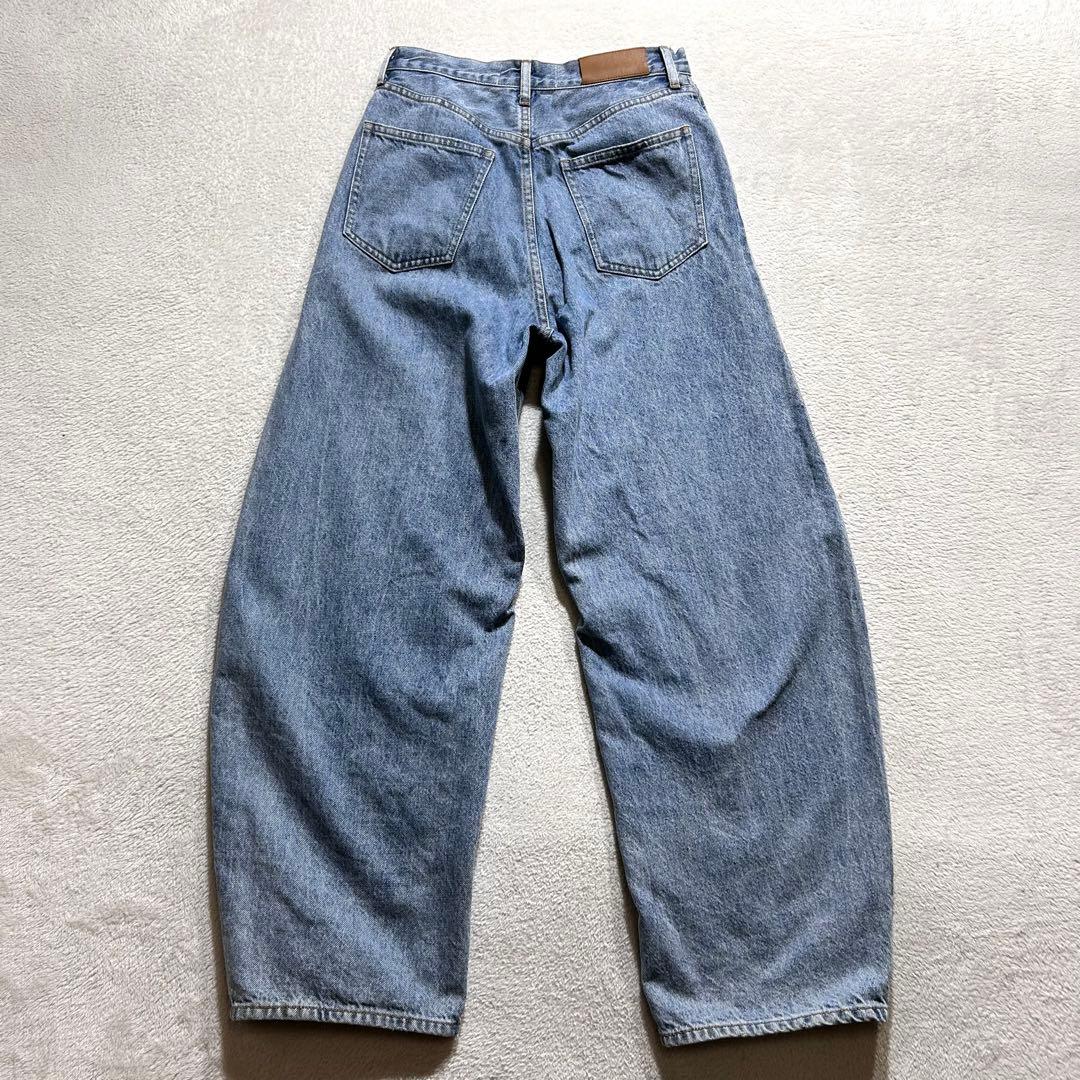 【Curensology &RC】 デニムワイドパンツ 38 カーヴィデニム