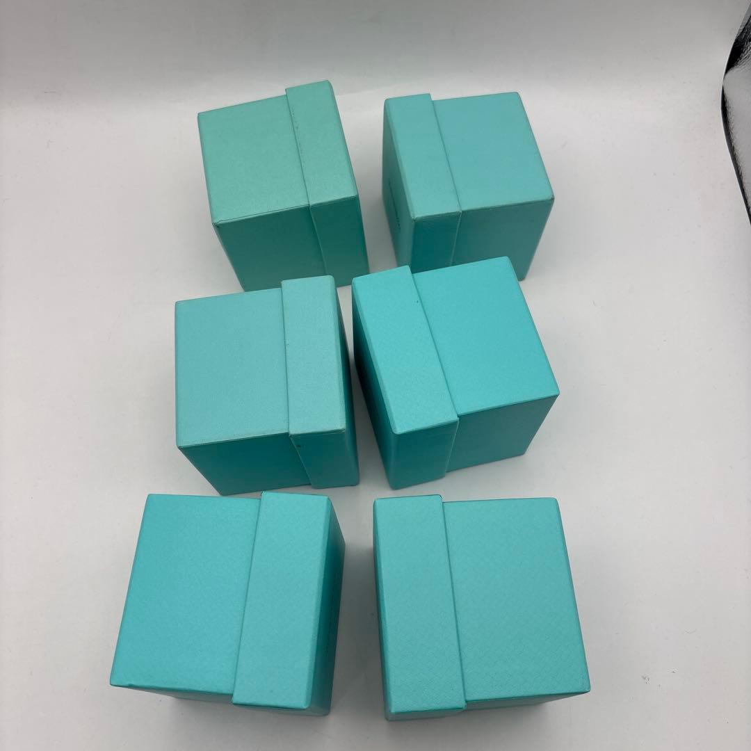 ギフト箱空き箱TIFFANY & CO.リングケースまとめ６個