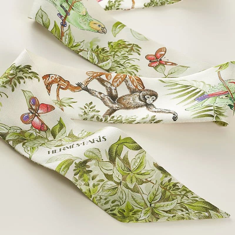 2/16限定❗【新品】HERMES ♡ ツイリー スカーフ 赤道直下 エルメス