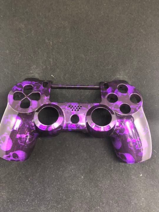 PS4コントローラー　フロントシェル　スカル　　JDM040