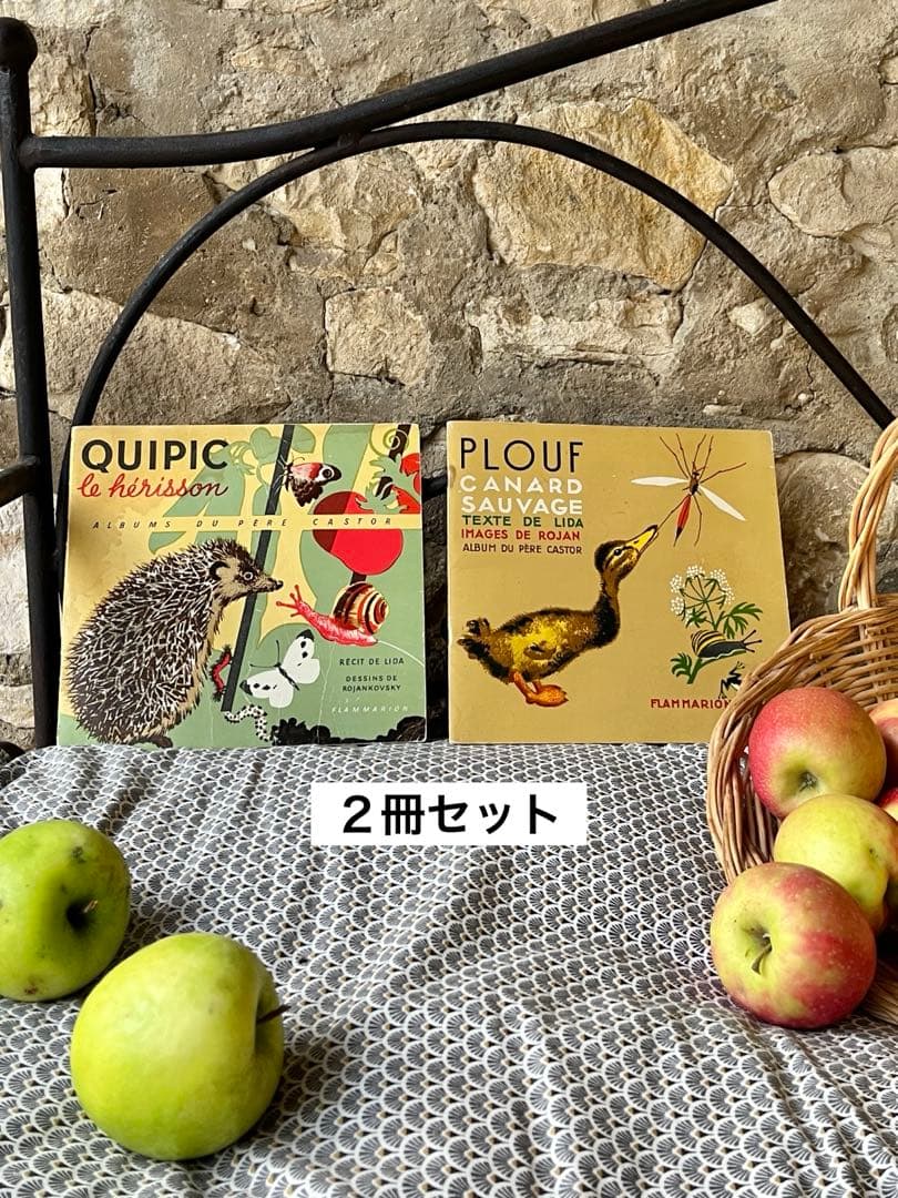 SALE希少フランス名作1900年代カストール絵本動物自然昆虫鳥イラスト挿絵植物