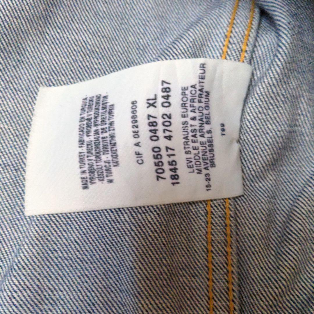 ユーロ Levi's 古着デニムジャケット XL